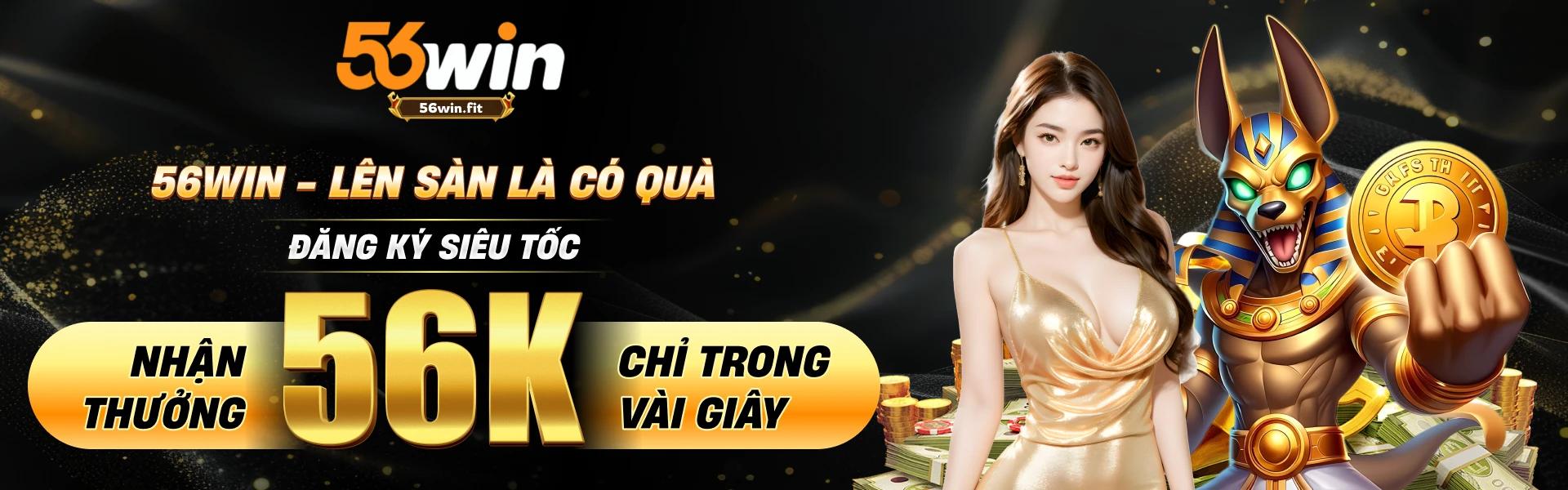 56Win lên sàn là có quà